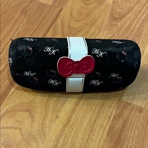 Black and White Hello Kitty Glasses Case